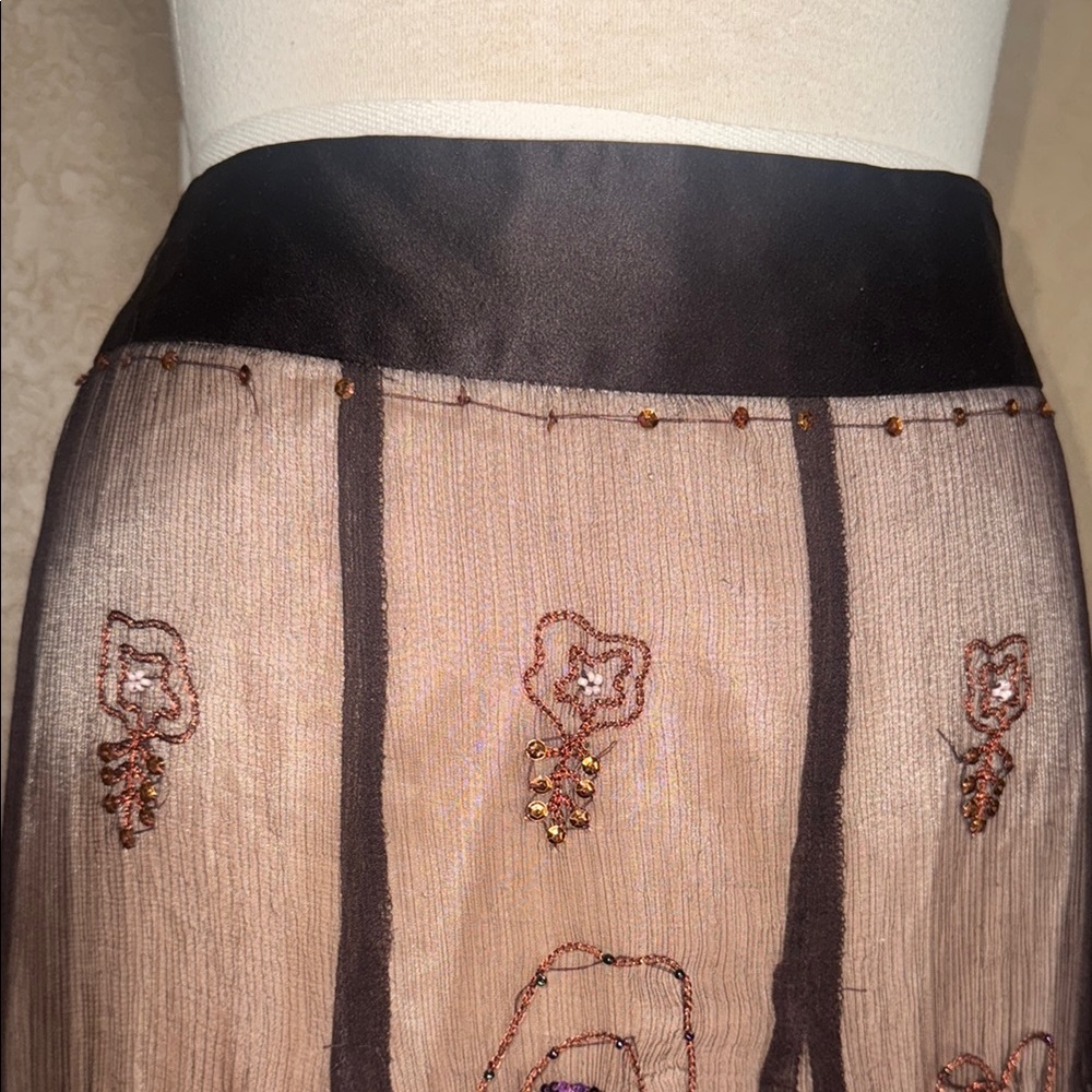Gorgeous J. Peterman Co Embellished Skirt NWOT - Picture 14 of 16